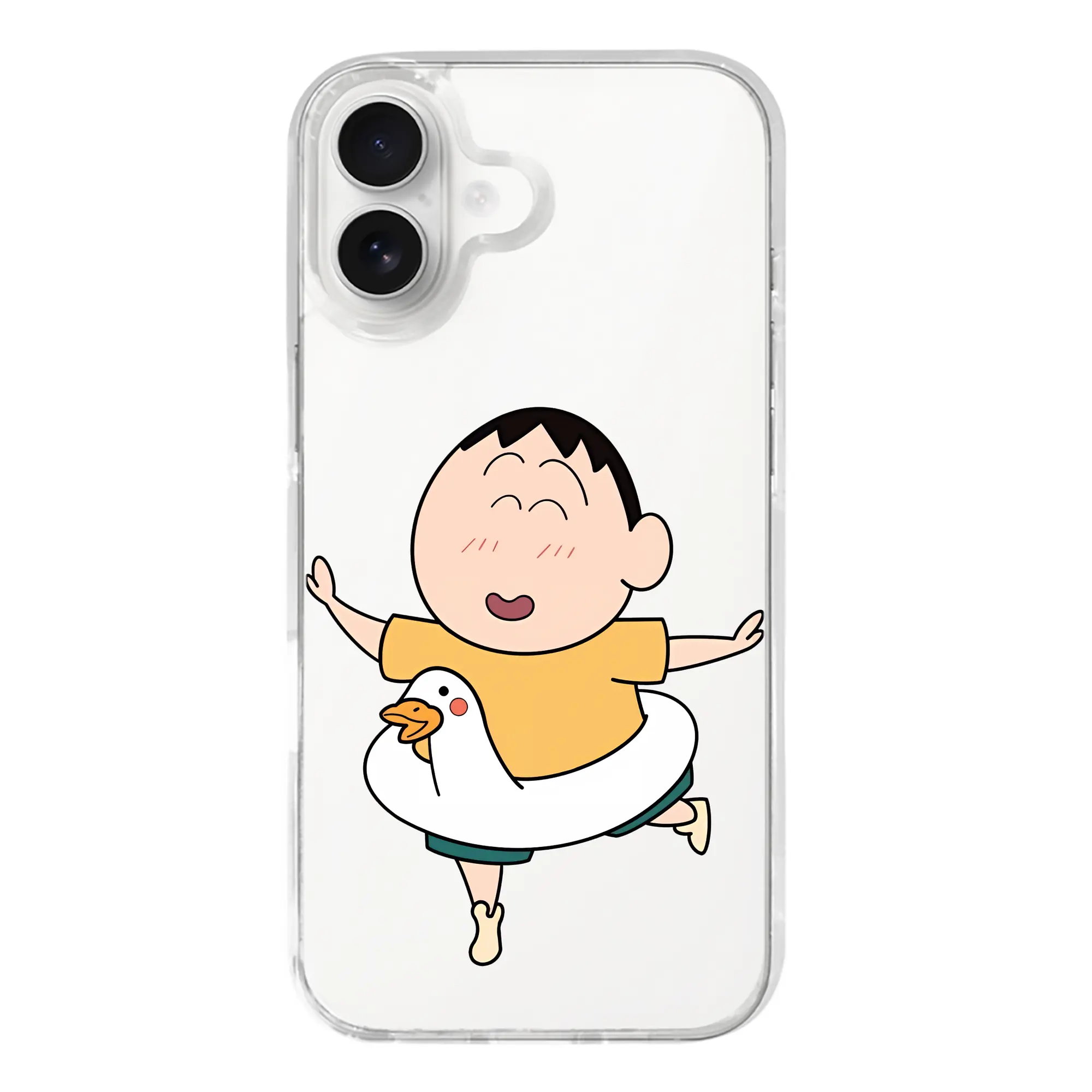 クレヨンしんちゃん グッズ ボーちゃん - iPhone 17シリーズ 透明スマホケース – 薄型・耐衝撃・精密フィット保護カバー